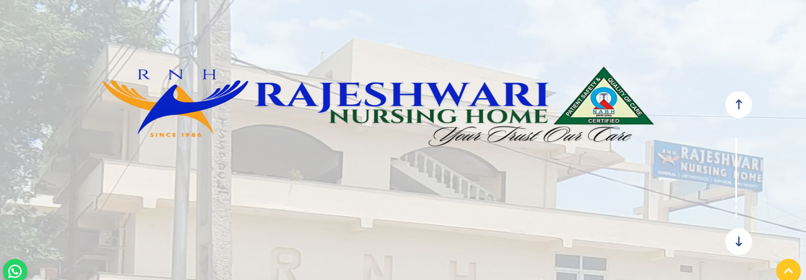 Rajeshwari Nursing Home website screenshot